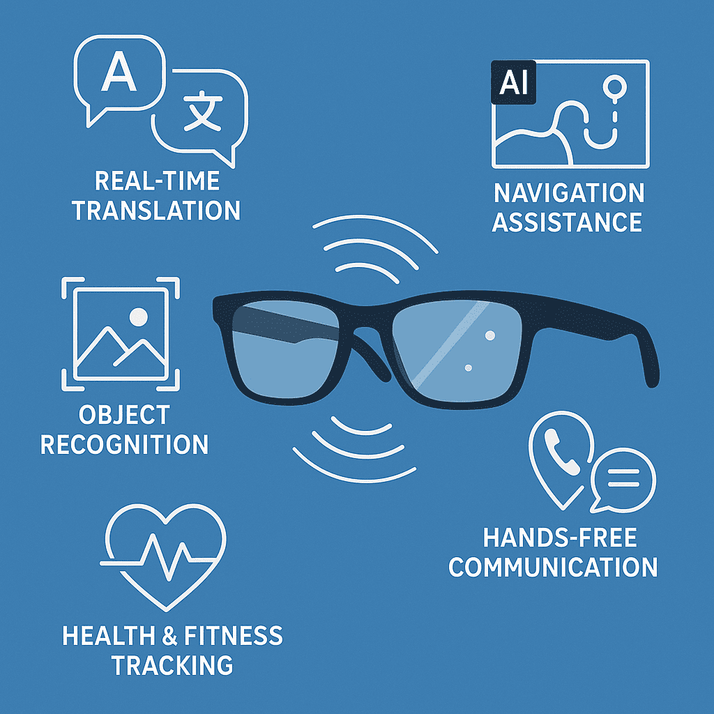 Key Features of Artificial Intelligence Smart Glasses